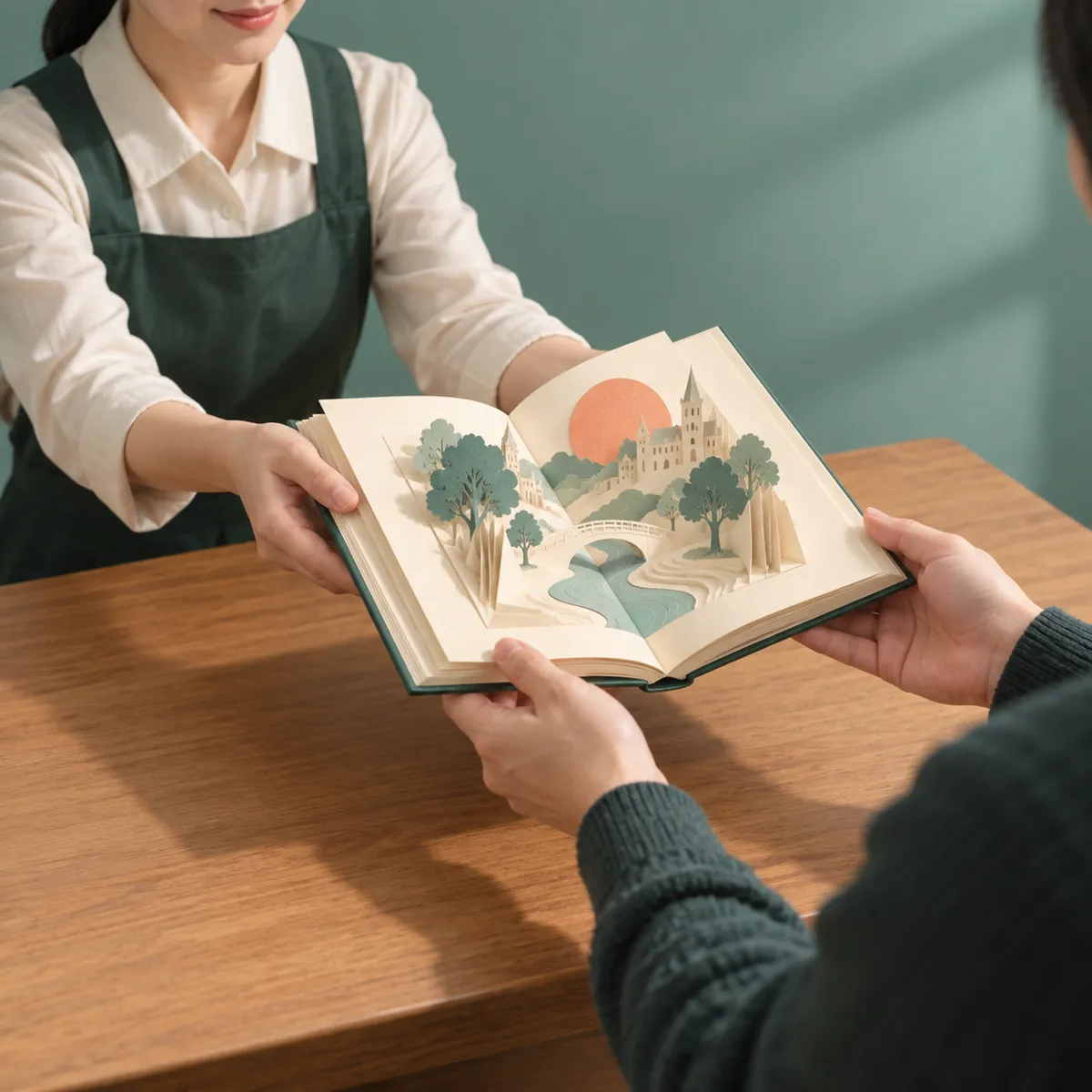 立体书 · 人物交接候选样图